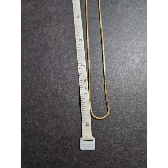 Gold tone looooong necklace - Picture 10 of 10